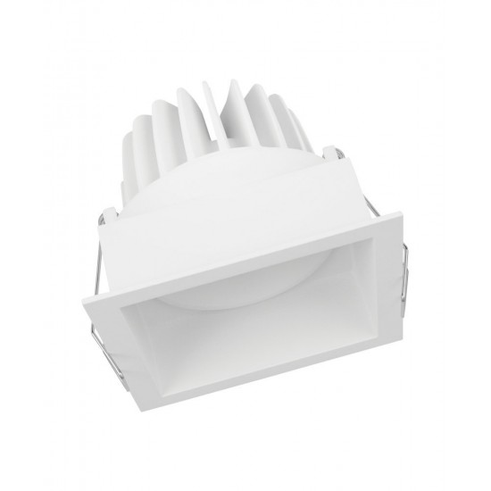 Spot LED 8W LEDVANCE orientabil patrat 90mm corp negru alb 36 grade IP20