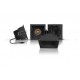 Spot LED 8W LEDVANCE orientabil patrat 90mm corp negru alb 36 grade IP20