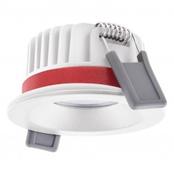 Spot LED dimabil 8W etans rezistent la incendiu LEDVANCE rotund SP FP FIX PS DIM 81mm corp alb 36 grade CRI90 IP65