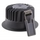 Spot LED dimabil 8W LEDVANCE rotund SP FIX PS DIM 81mm corp negru 36 grade CRI90 IP44