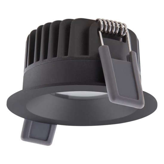 Spot LED dimabil 8W LEDVANCE rotund SP FIX PS DIM 81mm corp negru 36 grade CRI90 IP44