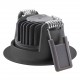 Spot LED dimabil 8W LEDVANCE orientabil rotund SP AIR ADJ DIM 81mm corp negru 36 grade CRI90 IP20