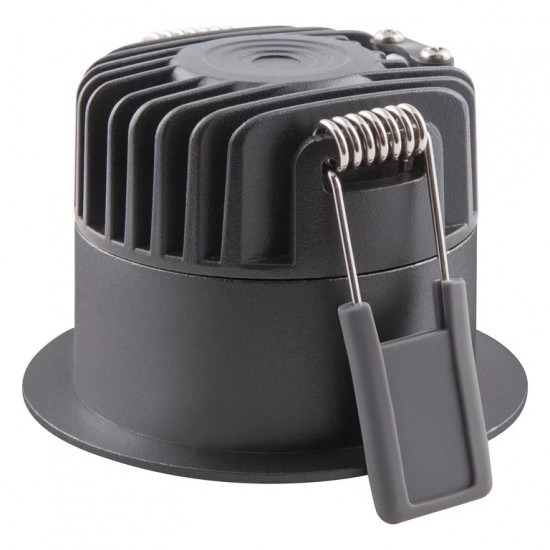 Spot LED dimabil 8W LEDVANCE rotund SP DK FIX P DIM 81mm corp negru 36 grade CRI90 IP44