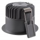 Spot LED dimabil 8W LEDVANCE rotund SP DK FIX P DIM 81mm corp negru 36 grade CRI90 IP44