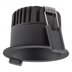 Spot LED dimabil 8W LEDVANCE rotund SP DK FIX P DIM 81mm corp negru 36 grade CRI90 IP44