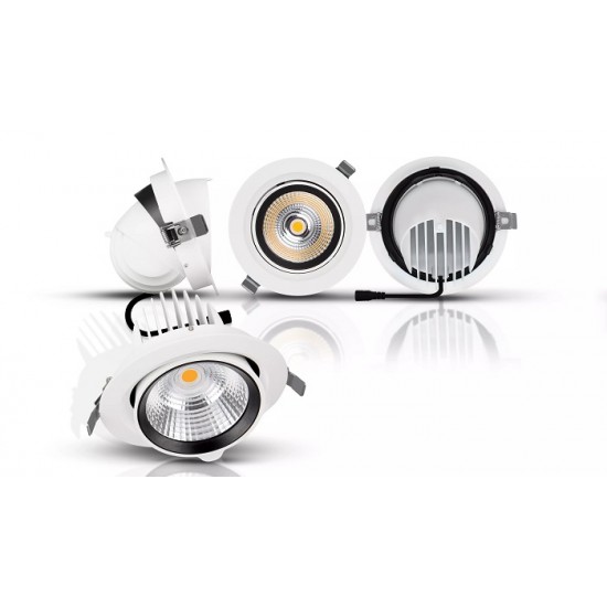 Spot LED 35W rotund orientabil Ledvance Vario alb 180mm 24 grade IP20