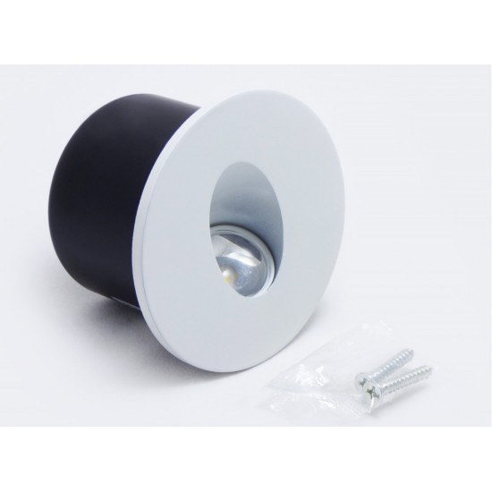 Spot LED 3W pentru treapta rotund Corp Alb lumina neutra IP20