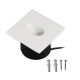 Spot LED 3W pentru treapta patrat Corp Alb lumina calda IP20