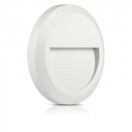 Spot LED etans 2W pentru scari rotund Corp Alb Alb Neutru