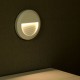 Spot LED etans 2W pentru scari rotund Corp Alb Alb Neutru