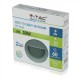 Spot LED etans 2W pentru scari rotund Corp Gri Alb Cald