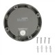 Spot LED etans 2W pentru scari rotund Corp Gri Alb Cald