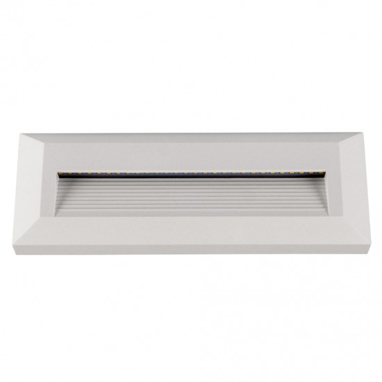 Spot LED etans 3W pentru treapta dreptunghiular Corp Alb Alb Neutru