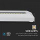 Spot LED etans 3W pentru treapta dreptunghiular Corp Alb Alb Neutru