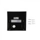 Spot LED etans 3W pentru scari patrat Corp Negru Alb Cald