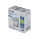 Spot LED etans 3W pentru scari patrat Corp Alb Alb Cald