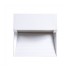 Spot LED etans 3W pentru scari patrat Corp Alb Alb Cald