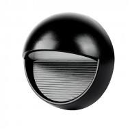 Spot LED etans 3W pentru scari rotund Corp Negru Alb Neutru