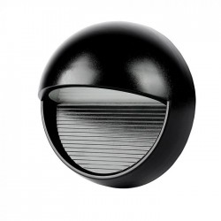 Spot LED etans 3W pentru scari rotund Corp Negru Alb Neutru