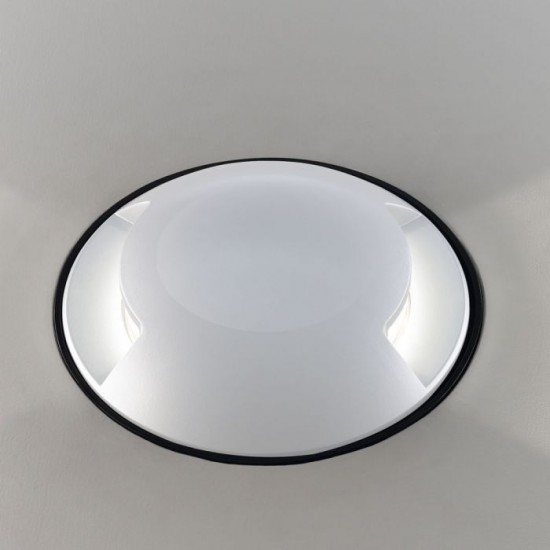 Spot LED etans 1W alb bidirectional cu montaj ingropat in pardoseala alb cald 12V