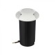 Spot LED etans 1W alb bidirectional cu montaj ingropat in pardoseala alb cald 12V