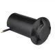 Spot LED etans 1W negru 4 directii cu montaj ingropat in pardoseala alb rece 12V