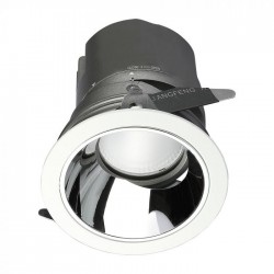 Spot LED orientabil 6W Rotund cu reflector cip CREE 24 de grade Alb Neutru CRI>95 UGR<19