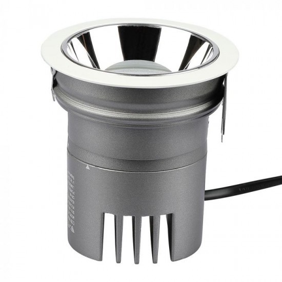 Spot LED orientabil 6W Rotund cu reflector cip CREE 24 de grade Alb Neutru CRI>95 UGR<19