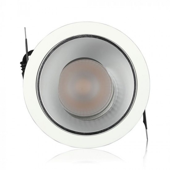 Spot LED orientabil 6W Rotund cu reflector cip CREE 24 de grade Alb Neutru CRI>95 UGR<19