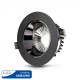Spot LED orientabil 20W Rotund cip SAMSUNG cu reflector si rama neagra Alb Cald