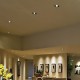 Spot LED orientabil 20W Rotund cip SAMSUNG cu reflector si rama neagra Alb Cald