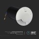 Spot LED etans 1W alb bidirectional cu montaj ingropat in pardoseala alb rece 12V
