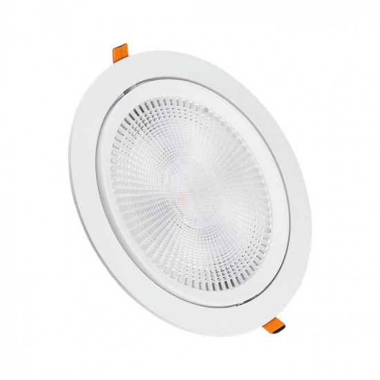 Spot LED 10W orientabil cu CIP SAMSUNG Rotund Alb Rece