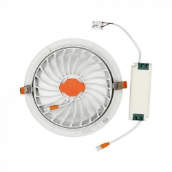 Spot LED 10W orientabil cu CIP SAMSUNG Rotund Alb Rece