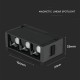 Spot LED liniar magnetic 3W Corp Negru Alb Cald