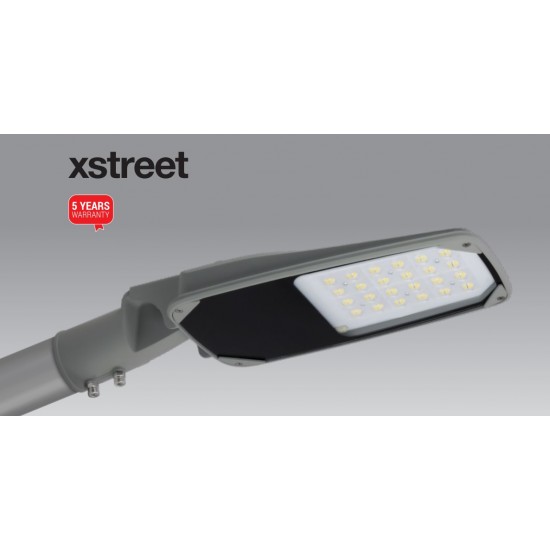 Corp de iluminat stradal LED 70-80W XSTREET corp gri cu unghi reglabil IP65