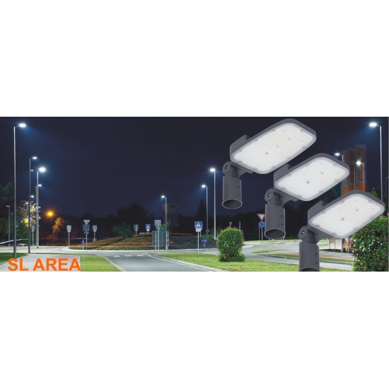 Corp de iluminat stradal LED 65W SL AREA LEDVANCE corp gri cu consola reglabila IP66