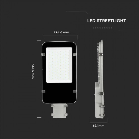 Corp Stradal LED 100W Cip Samsung Corp Gri Alb Neutru