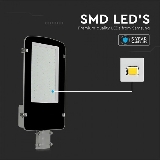 Corp Stradal LED 100W Cip Samsung Corp Gri Alb Neutru