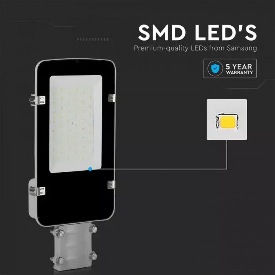 Corp Stradal LED 30W Cip Samsung Corp Gri Alb Neutru