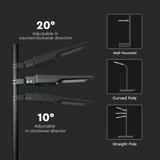 Lampa LED stradala solara 40W cu senzor si telecomanda Alb Neutru