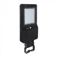 Lampa LED stradala solara 40W cu senzor si telecomanda Alb Neutru