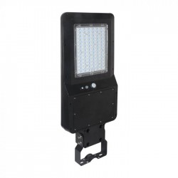 Lampa LED stradala solara 40W cu senzor si telecomanda Alb Neutru