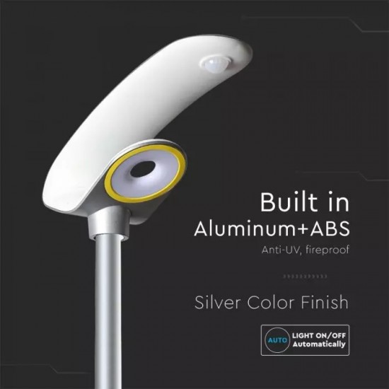 Lampa LED perimetrala solara 20W de gradina cu senzor si telecomanda RF
