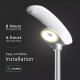 Lampa LED perimetrala solara 20W de gradina cu senzor si telecomanda RF