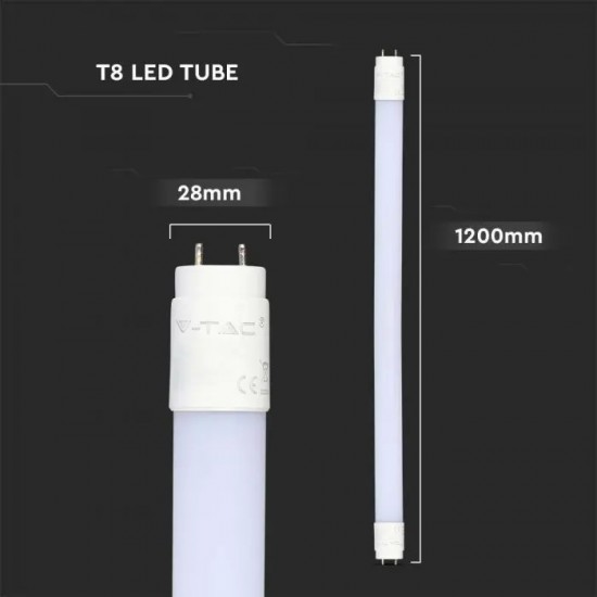 Tub LED T8 18W 120cm G13 cu Cip Samsung High Lumen Alb Neutru