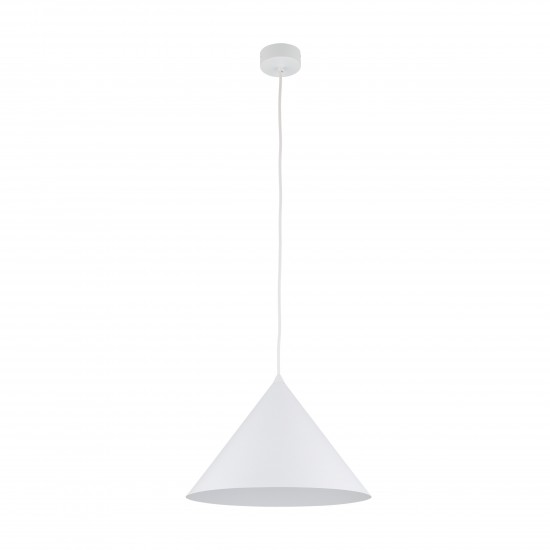 LAMPĂ PANDANTĂ ALBĂ CONO L 1XE27