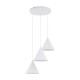 LAMPĂ PANDANTĂ CONO WHITE 3 ROȚI
