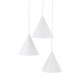 LAMPĂ PANDANTĂ CONO WHITE 3 ROȚI