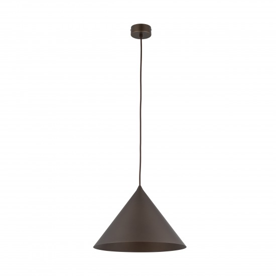 LAMPĂ PANDANTĂ CONO L BROWN 1XE27